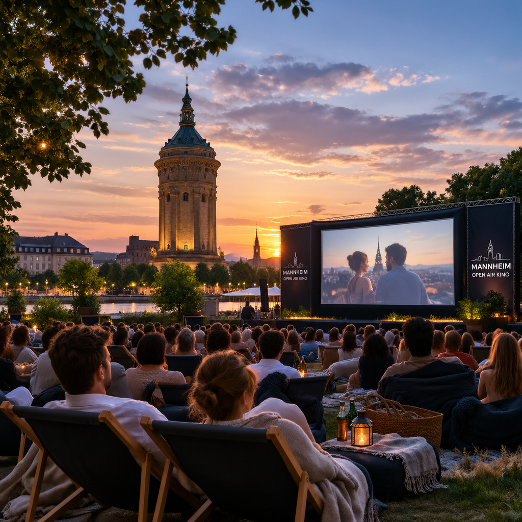 Open-Air-Kino in Mannheim: So wird der Sommerabend zum Filmerlebnis